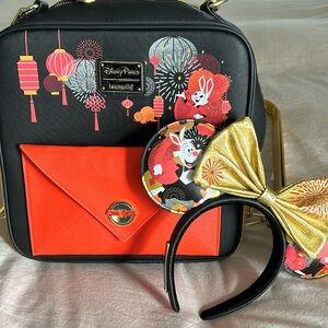 WDW Year of the Rabbit Loungefly and Ears